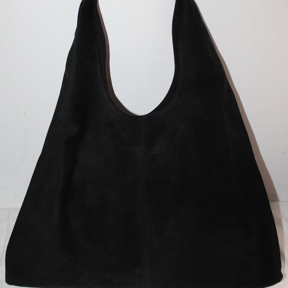 NWT Johnny Was JWLA Suede Leather Embroidered Renata Soft Hobo Tote Shoulder Bag - Picture 6 of 10
